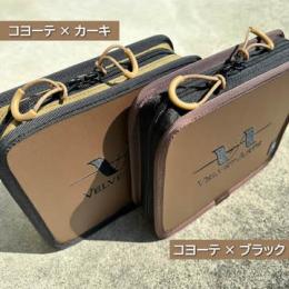 ベルベットアーツ VAスプーンワレット ラージ コヨーテXカーキ