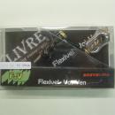 メガテック LIVRE F.V35-38スピニングシングルハンドル シマノ用ブラックXゴールド
