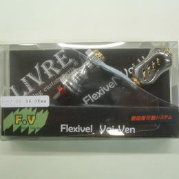 メガテック LIVRE F.V35-38スピニングシングルハンドル シマノ用シルバーXゴールド