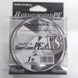 ユニチカ ショアゲームPE X8 1号200m