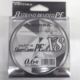 ユニチカ ショアゲームPE X8 0.6号200m