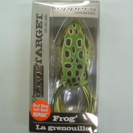 KOPPERS ライブターゲット フロッグホローボディー 2-5/8" グリーン/イエロー