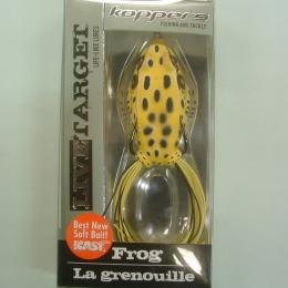 KOPPERS ライブターゲット フロッグホローボディー 2-1/4" イエロー/ブラック
