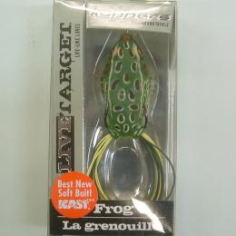 KOPPERS ライブターゲット フロッグホローボディー 1-3/4" グリーン/イエロー