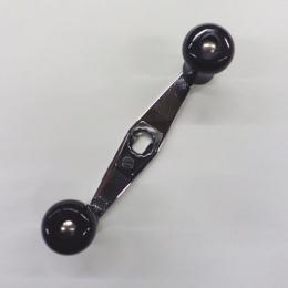 カハラ　アンバサダー用パワーハンドル ブラックノブタイプ メッシュハンドル 100mm