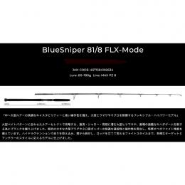 ヤマガブランクス 25ブルースナイパーBlueSniper  81/8 FLX