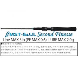 ディスプラウト ベータマグナム V-type βMST-61UL second Finess