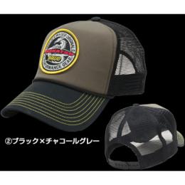 イマカツ サークルドラゴンキャップ IK-007 ブラックXチャコールグレー
