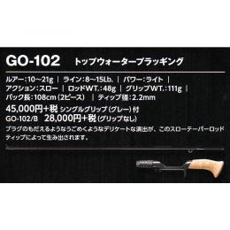 スミス スーパーストライク クラシック GO-102 トップウォータープラッキング