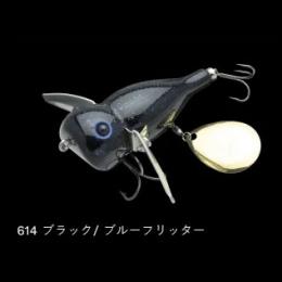 ノリーズ ウォッシャークローラーフカフカ ブラック/ブルーフリッター