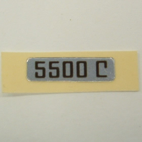 アブ 5500C ビッグA ステッカー (茶銀)