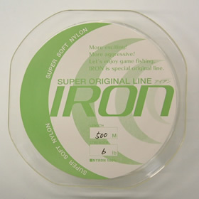 IRON オリジナルライン ナイロン 6LBー500M