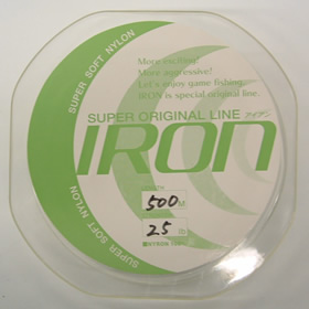 IRON オリジナルライン ナイロン 2.5LBー500M