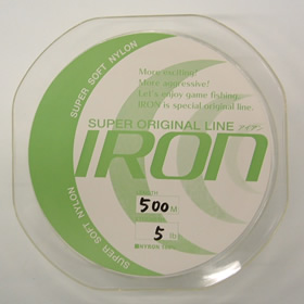 IRON オリジナルライン ナイロン 5LBー500M