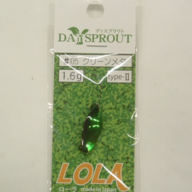 ディスプラウト ローラ 1.6g グリーンメタ