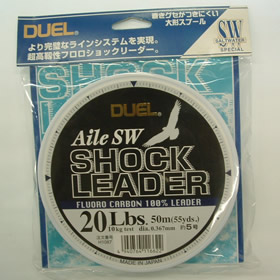 デュエル アイルSW ショックリーダー 20LB フロロカーボン