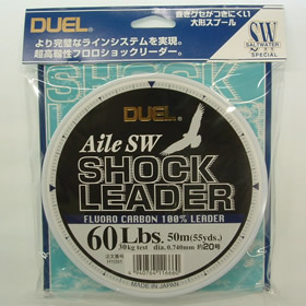デュエル アイルSW ショックリーダー 60LB フロロカーボン