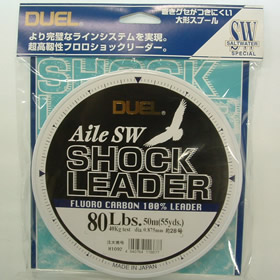 デュエル アイルSW ショックリーダー 80LB フロロカーボン