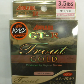 サンヨーナイロン GTーR トラウトゴールド 3,5LB