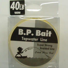 BPベイト トップウォーターライン 40LB イエロー