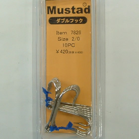 マスタッド ダブルフック #2/0